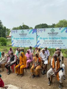 ऋषिकेश फ़ाउंडेशन द्वारा आयोजित किया गया सैतीसवाँ निःशुल्क नेत्र परीक्षण शिविर।