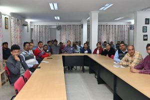जनजातीय गौरव वर्ष पखवाडा-2025 केउपलक्ष्य में कर्मचारियों के मानसिक स्वास्थ्य से सम्बंधित संगोष्ठी आयोजित।