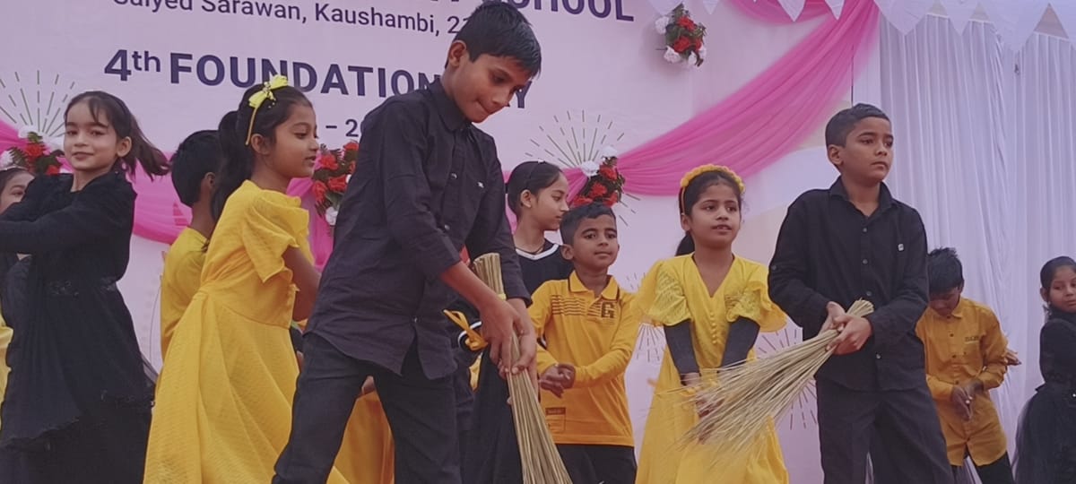 सेंट सारंग कान्वेंट स्कूल सैय्यद सरावां के 4th स्थापना दिवस पर भव्य आयोजन, बच्चो ने जीता दिल।