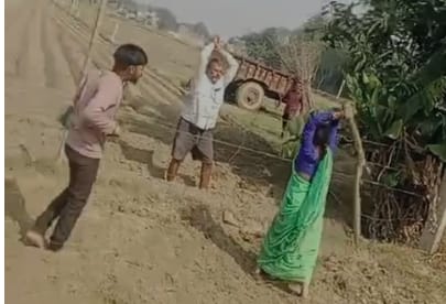 खेत के विवाद में महिला पर फावड़े से हमला, नाक कटी, दो आरोपी गिरफ्तार।