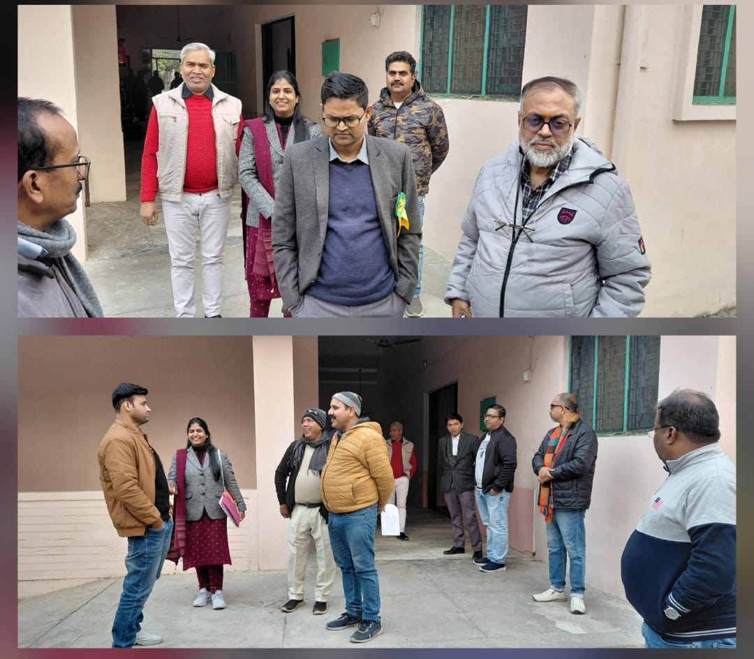 अपर निदेशक कोषागार एवं पेंशन मुरादाबाद मंडल मुरादाबाद रामपुर पहुंचे, कोषागार कार्यालय रामपुर का किया निरीक्षण।