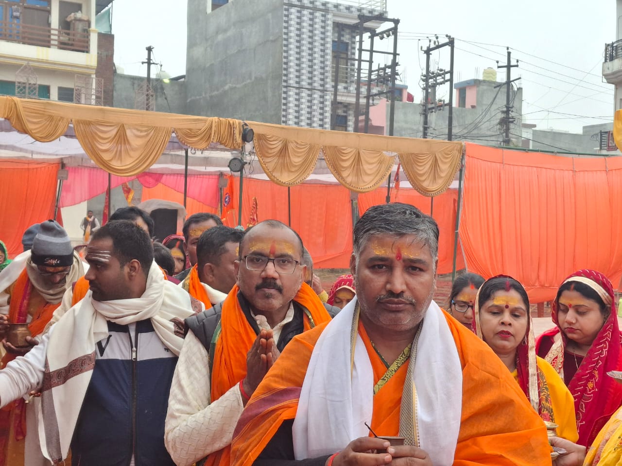 भागवत कथा में सृष्टि की चर्चा। 