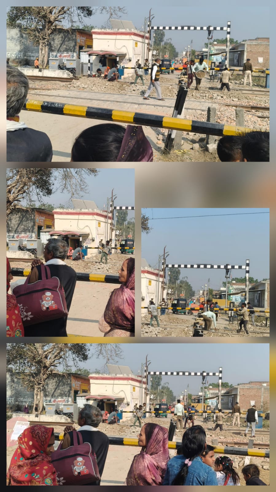 रेलपथ ओवरहालिंग के लिए शंकरपुर रेलवे क्रॉसिंग फिर बंद।