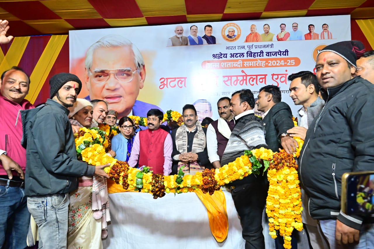 भारतीय राजनीति के शिखर, आदर्श एवं भाजपा की बुनियाद की बुनियाद के पत्थर हैं अटल जी- नन्दी।