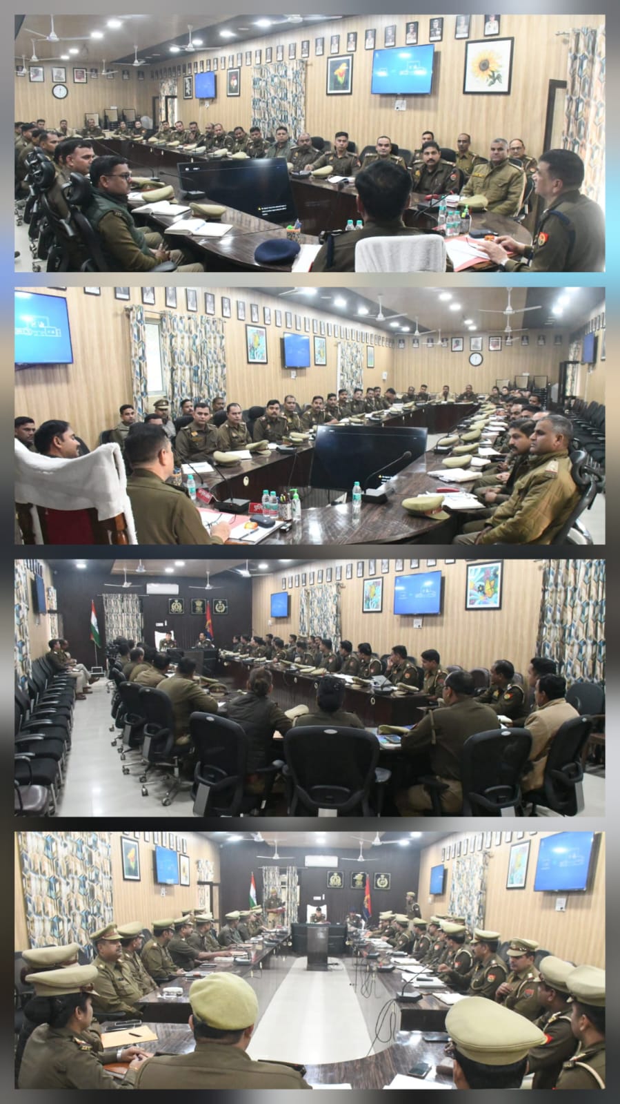 IGRS के त्वरित एवं गुणवत्तापूर्ण निस्तारण हेतु पुलिस अधीक्षक रामपुर द्वारा जनपद के समस्त हल्का/चौकी प्रभारियों के साथ गोष्ठी आयोजित की गई।