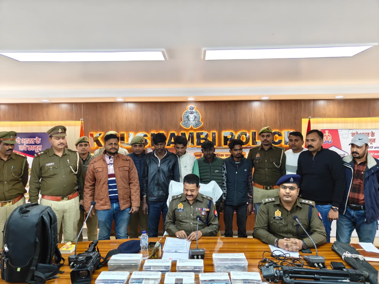 पिपरी पुलिस,चरवा पुलिस और एसओजी टीम को मिली सफलता, लुटेरे गैंग का पर्दाफाश, 5 गिरफ्तार।