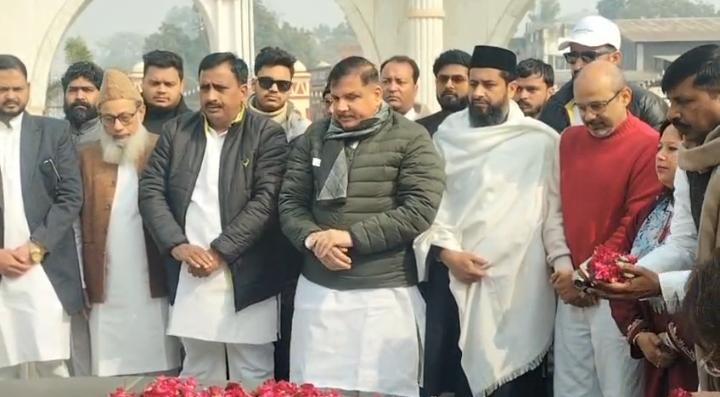 रामपुर से शुरू हुई आप की ‘वोट बचाओ, संविधान बचाओ’ पदयात्रा।