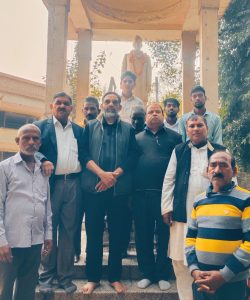 प्रथम राष्ट्रपति डॉ. राजेंद्र प्रसाद की जयंती पर कांग्रेसियों ने किया माल्यार्पण।