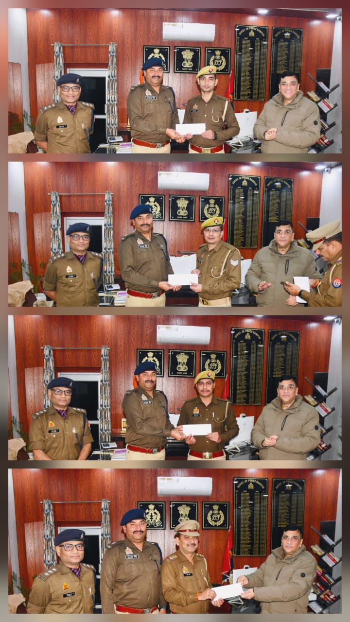 पुलिस महानिदेशक उत्तर प्रदेश द्वारा साइबर क्राइम संबंधित कार्यों की समीक्षा की गयी।