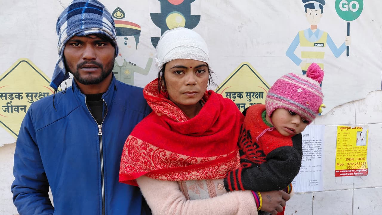 शराब के नशे में ससुर बना हैवान, बहू के सिर पर किया हमला, तीन टांके, एस एसपी से न्याय की गुहार।