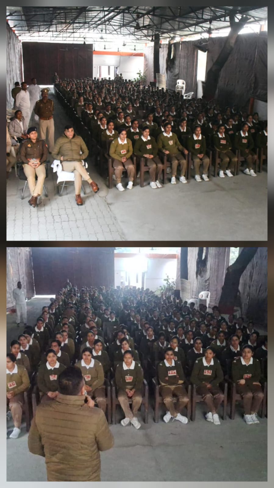 पुलिस अधीक्षक, रामपुर द्वारा प्रशिक्षणाधीन महिला आरक्षियों को यक्ष ऐप के सम्बन्ध में किया जागरुक।