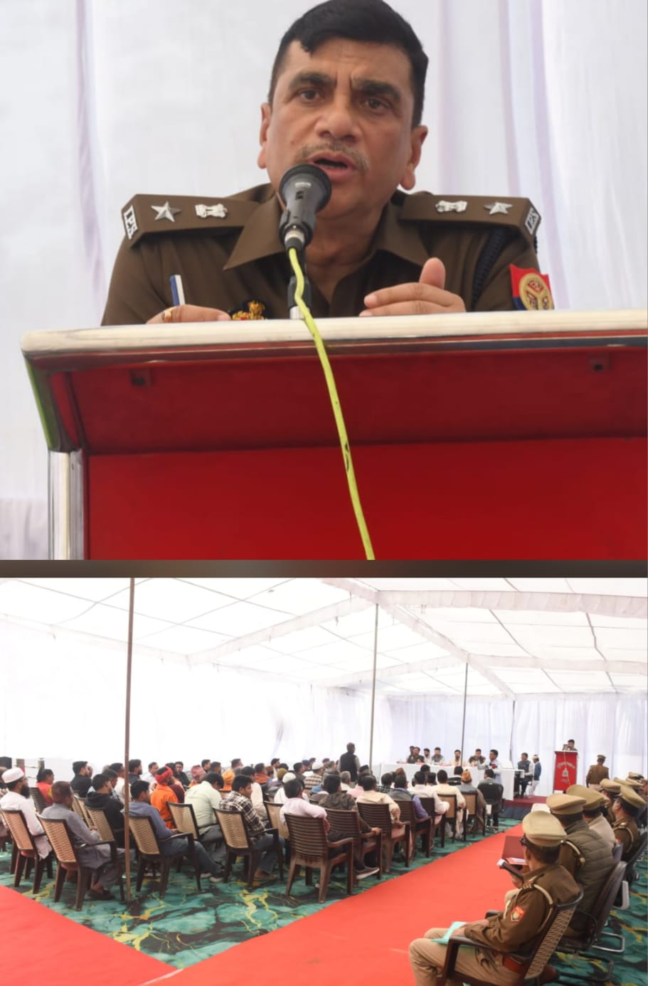 आगामी त्यौहारों के दृष्टिगत में रिजर्व पुलिस लाइन, रामपुर में जिलाधिकारी रामपुर एवं पुलिस अधीक्षक, रामपुर द्वारा जनपद के समस्त थाना क्षेत्रों से आए धर्मगुरुओं एवं सम्भ्रान्त व्यक्तियों के साथ गोष्ठी आयोजित की गई।