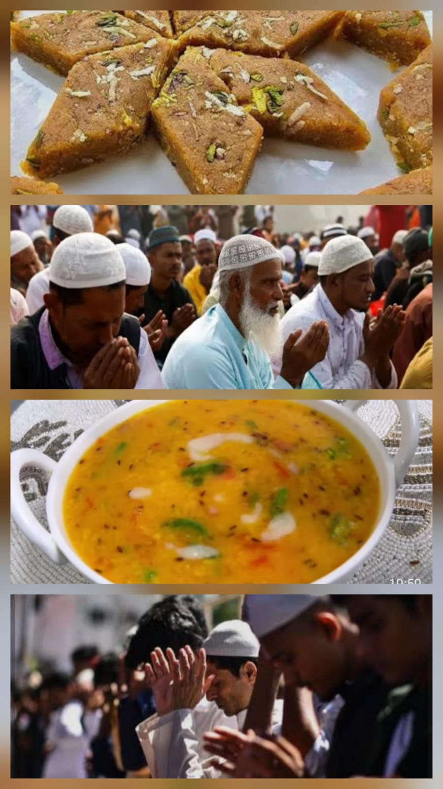 मुरादाबाद में शबे-बरात पर इबादत और नेकी का पैग़ाम, चने व मसूर की दाल का किया गया वितरण।