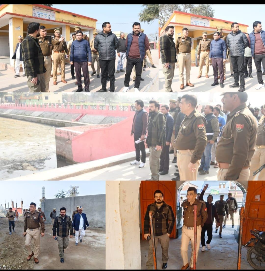 महाशिवरात्रि पर्व के अवसर पर मंदिरों का पुलिस अधीक्षक जिलाधिकारी ने निरीक्षण किया।