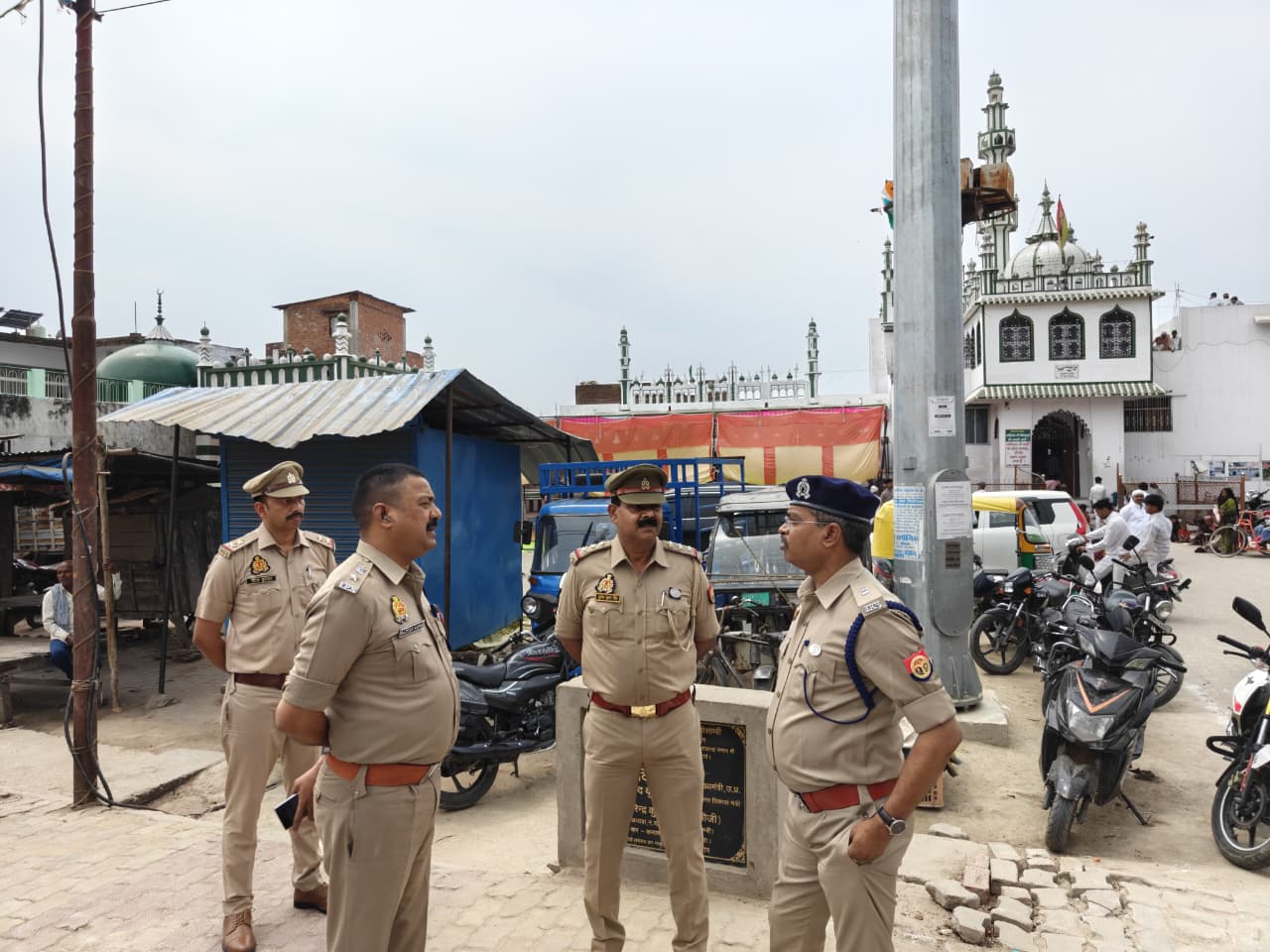 अलविदा जुम्मा की नमाज सकुशल सम्पन्न, पुलिस प्रशासन की रही चाक-चौबंद व्यवस्था रही।