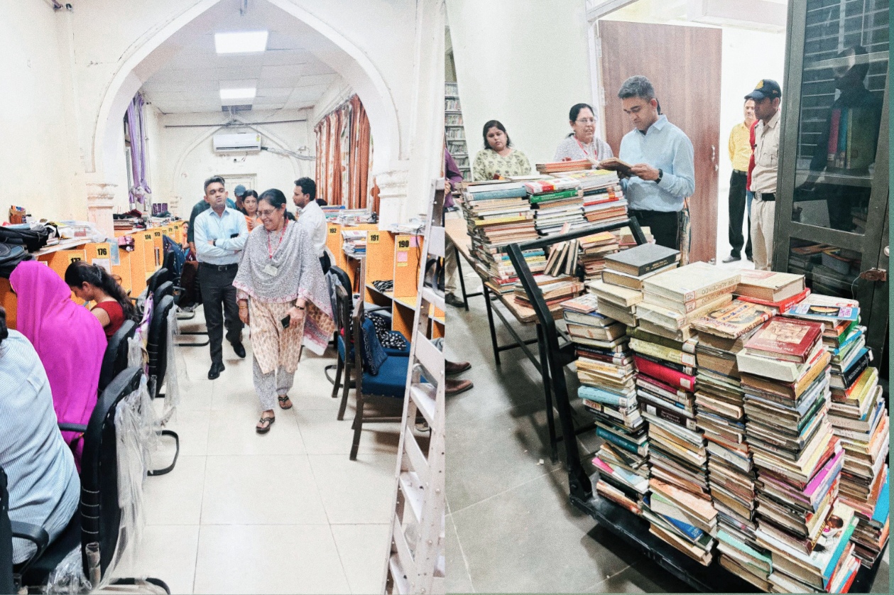 मौलाना आज़ाद सेंट्रल लाइब्रेरी भोपाल में कलेक्टर की उपस्थिति में 250 नई पुस्तकों की हुई लॉन्चिंग।