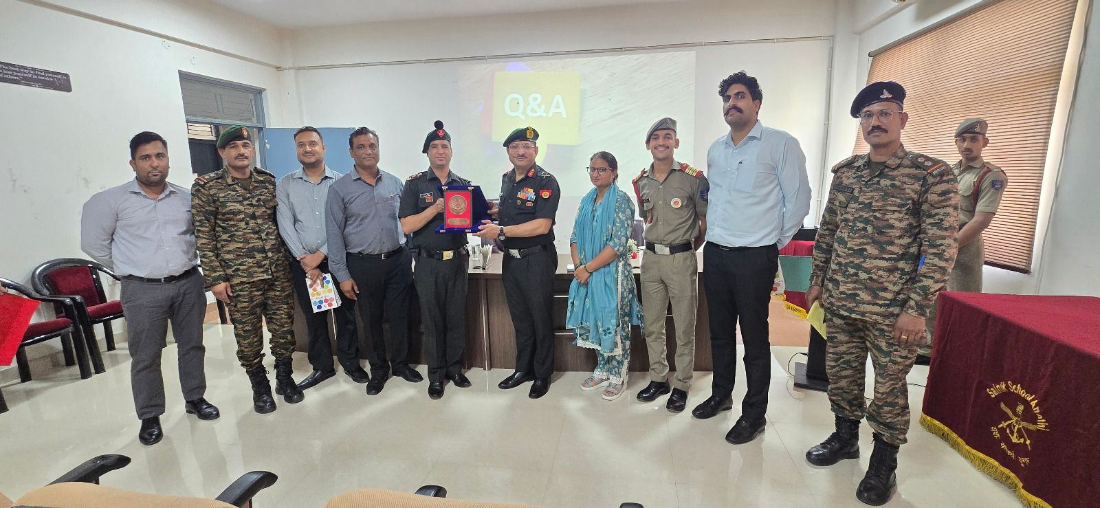 सैनिक स्कूल अमेठी में एनडीए अभ्यर्थियों हेतु प्रथम करियर मार्गदर्शन सत्र आयोजित।