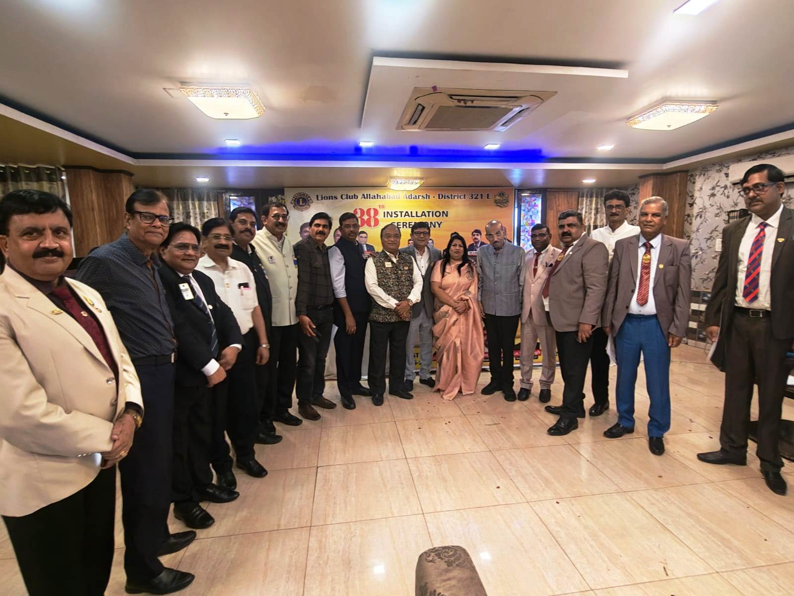 लायंस क्लब आदर्श का अधिष्ठापन एवं सम्मान समारोह धूमधाम से संपन्न।