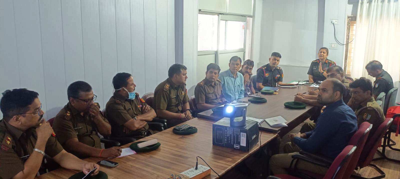 15 UP बटालियन NCC ने NCC एनरोलमेंट ड्राइव पर ANO कॉन्फ्रेंस आयोजित की।